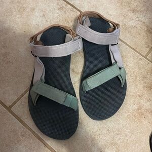 Teva Original Universal Sandals Orion Blue Multi Colorblock 8